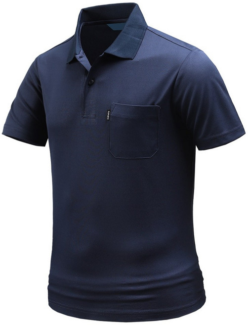 다꾸앙 남성용 냉감 통기성 운동 쏘울포켓 에어로쿨 반팔 카라티 D03K9_tp2695