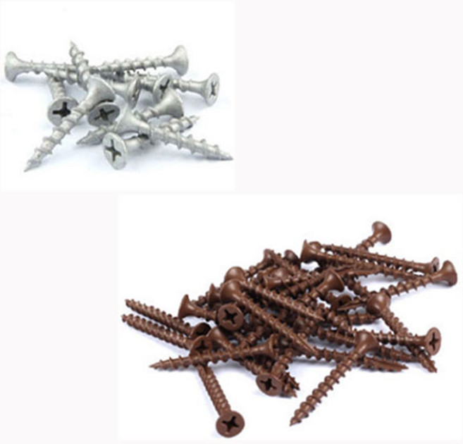 YUJINCO 목재용(델타) 나사 피스 방부목 소량 25mm 32mm 38mm 50mm 65mm 75mm 90mm, 목재용(델타)피스, 25mm(100개), 1개