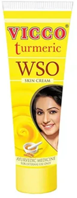 Vicco Turmeric Wso Skin Cream | Fights Pimples & Blemishes, 1개, 15g - 쿠팡