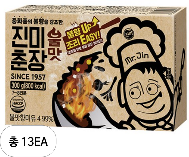 진미 불맛춘장, 300g, 13개