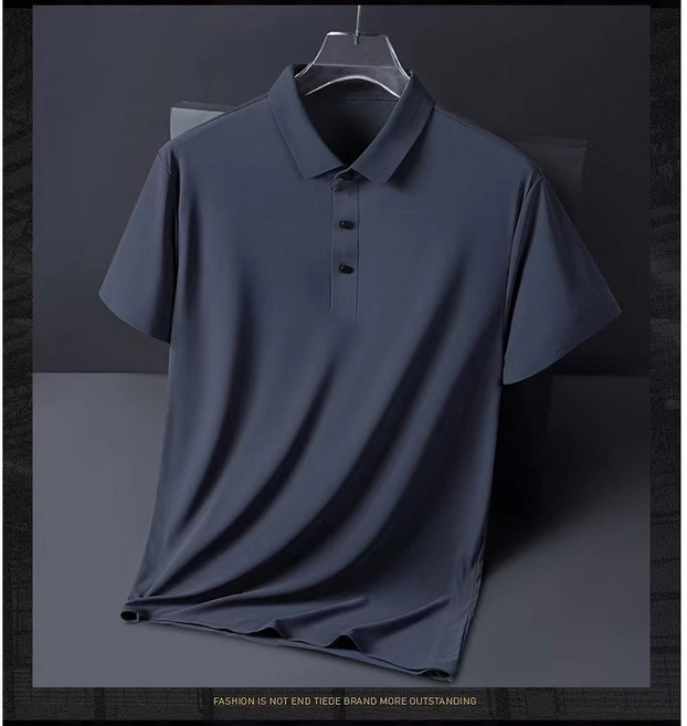 ANYOU 남성 반팔셔츠 스판 시원한 여름 캐주얼 직장인 반팔티 셔츠