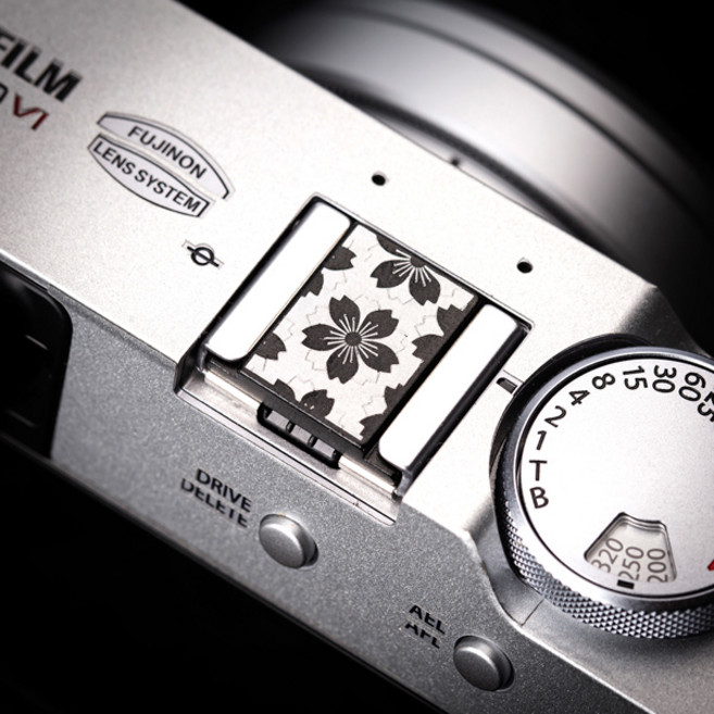 사쿠라 카메라 핫슈 커버 소프트 릴리즈 버튼 후지 XT3 XT2 XE5 X100VI XT30 XPro3 XT20 니콘 소니 라이카 셔터 버튼용, [01] for Sony Camera, [43] hot shoe cover 06