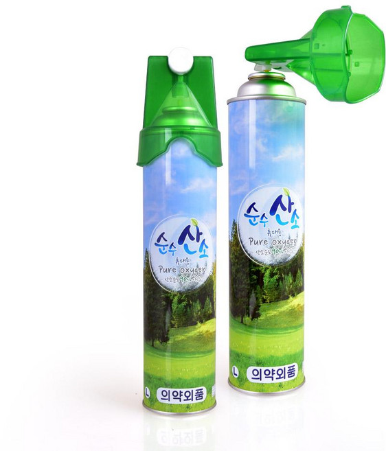 대용량 순수산소 816ml 휴대용산소캔 미세먼지 산소캔, 1개