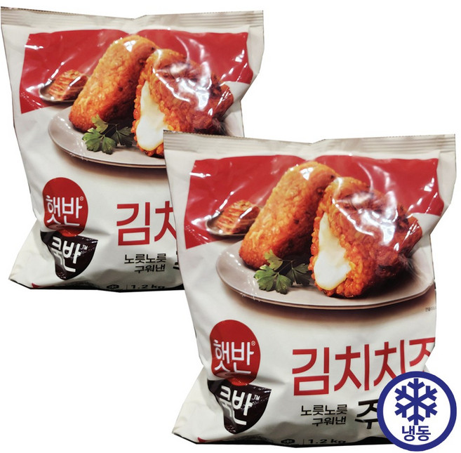 비비고 (냉동)비비고 구워낸주먹밥김치치즈500g, 1.2kg, 2개
