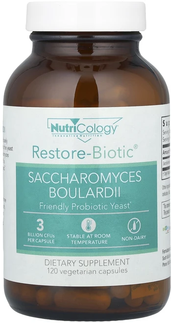 Nutricology Restore-Biotic 사카로미세스 보울라디 베지캡슐 120정, Nutricology (뉴트리콜로지) Nutricolo, 1개 - 쿠팡