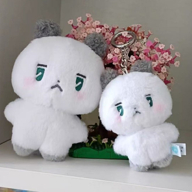 므메미무 인형 피규어 키링 미므 몌무 먀미 뫄 므모 플러시, 1개, PLAVE 옐로우 이어 키링, 1cm