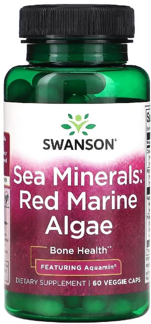 스완슨 씨 미네랄 붉은 해조류 60베지캡슐, 1개, 60정 - 쿠팡