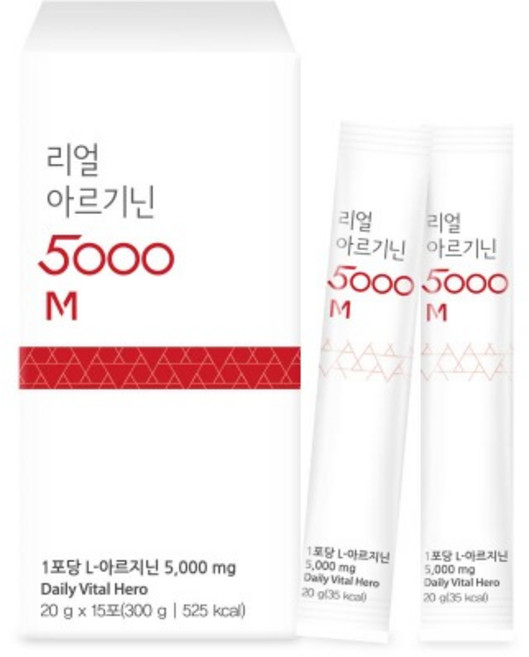 L아르기닌5000mg 아르멘 고함량 남성 영양제 아르지닌 아미노산 20g 15포, 300g, 1개