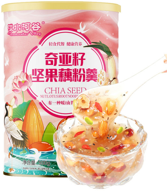 <자매중국식품> 치야즈 어우펀 연근가루 건과류 qiyazhioufen 500g, 1개