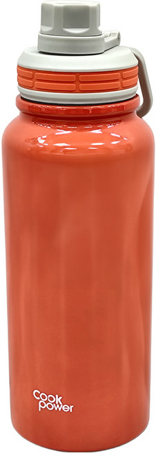 cook power 鍋寶 超真空陶瓷運動保溫瓶 大容量保溫瓶 VBT-0870R 9.5 x 9 x 25.5cm 400g, 酡紅, 870ml, 1個