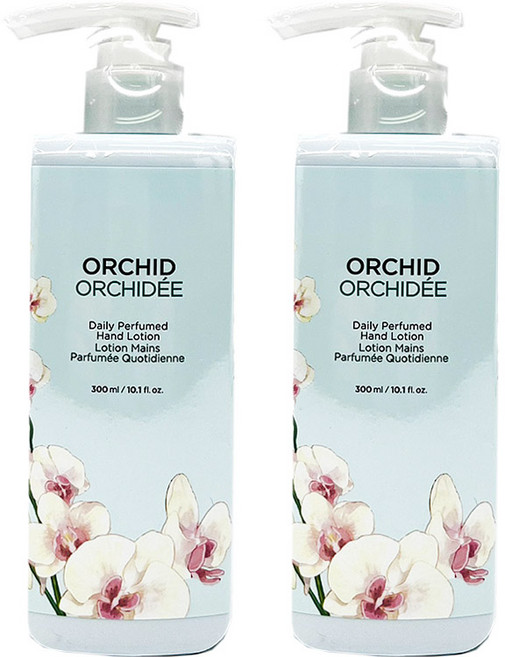 (300ml x 2개)-더페이스샵 데일리 퍼퓸 핸드 로션 오키드, 300ml, 2개