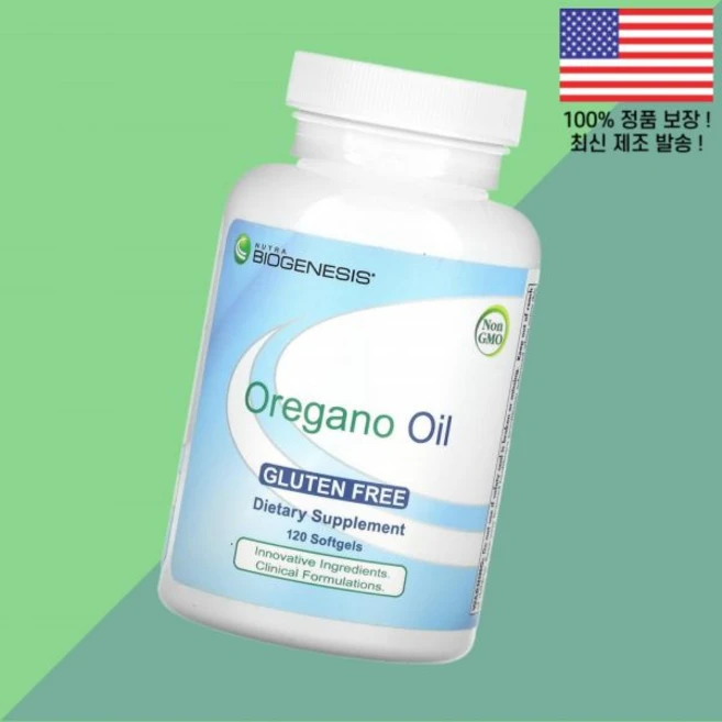 뉴트라 바이오제네시스 오레가노 오일 57mg 120 소프트젤 캡슐 Nutra BioGenesis Oregano Oil Softgels, 뉴트라 바이오제네시스 오레가노 오일 57mg 120 소, 1 - 쿠팡