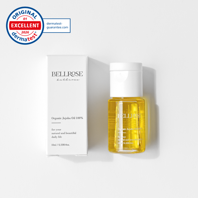 벨로즈 유기농 저온 압착 비정제 천연 호호바 오일 피부보호 저자극 피부탄력 피부유연, 1개, 10ml