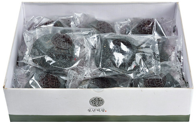 청년떡방 당일생산 흑임자인절미 고급포장 개별포장 선물세트, 1개, 2kg