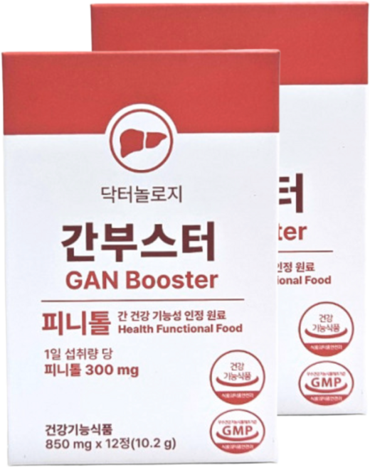 닥터놀로지 간 부스터 피니톨, 2개, 10.2g