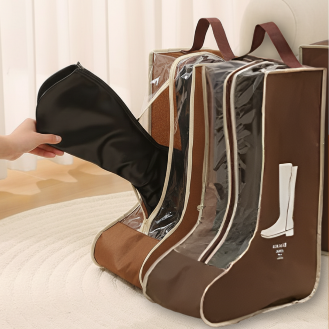 인벤토픽 롱부츠 보관함 수납 케이스, 브라운, 2개