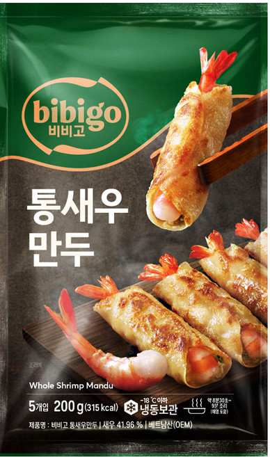 [신제품] CJ 비비고 고메 통새우 만두, 3개, 200g