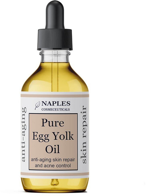 Naples Cosmeceuticals 계란 오일 계란 노른자 오일 순수 추출물 모이스처라이저 스킨 컨디셔너, 4 Fl Oz (Pack of 1)