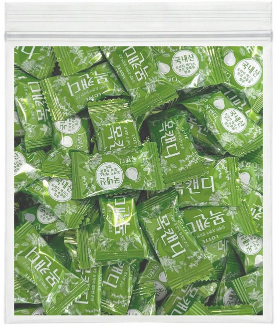 롯데 목캔디 허브민트 개별포장 120개, 1개, 175g