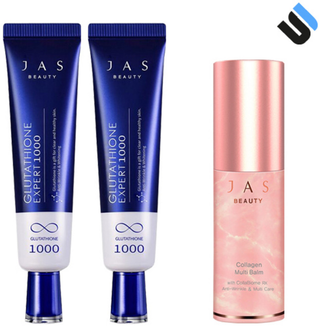쟈스 글루타치온 엑스퍼트 1000 크림 30ml 2개 +콜라겐 멀티밤 10g