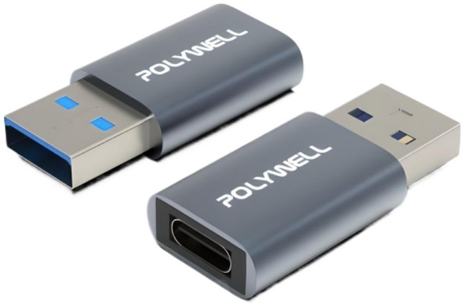 POLYWELL 轉接頭, 【USB3.0】A公轉C母(單面3.0), 1個, 34cm
