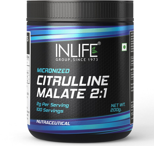 NLIFE Micronized Nutritional Powder Unflavoured 200 g (Citrulin ), 1세트, 1개