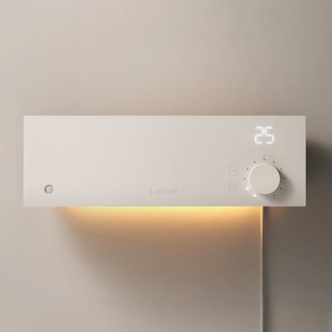 루메나 벽걸이 온풍기, 크림화이트, WARMER FRAME