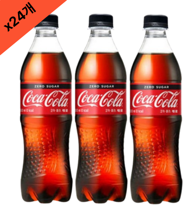 코카콜라 제로 페트 500ml (업소용)x 24개 업소용