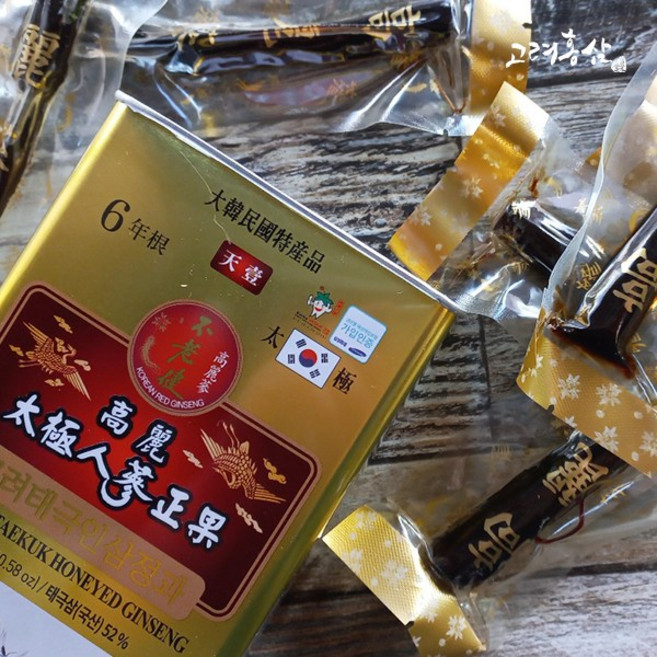 [고려홍삼] 고려태극인삼정과 600g 태극삼정과 고려태극삼 태극삼진과 홍삼정과 고려홍삼정과 태극인삼 고려태극삼 홍삼선물 명절선물, 1개