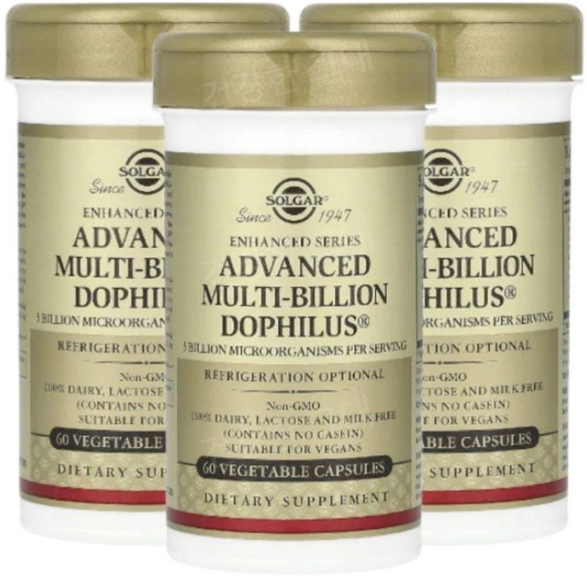 솔가 멀티빌리온 유산균 도피러스 60캡슐 3개 비피도박테리움 락토바실러스, 60정 - 쿠팡