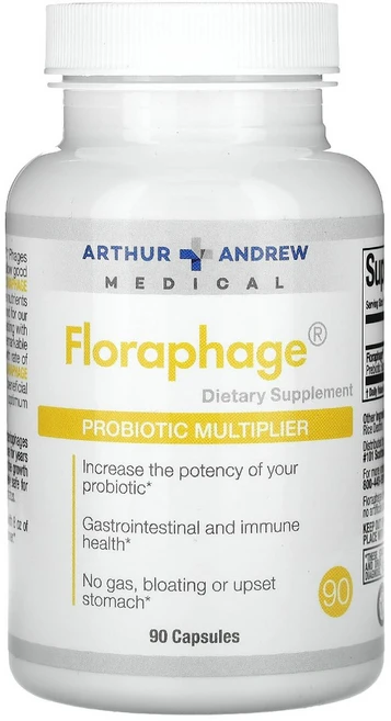 Arthur Andrew Medical Floraphage 프로바이오틱 멀티플라이어 캡슐 90정, 1병, 1개 - 쿠팡