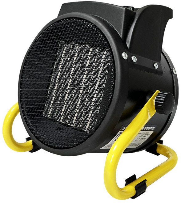 파워라인 PL1506-02 PTC 팬히터 원형 2KW 전기 온풍기 미니 히터, 혼합