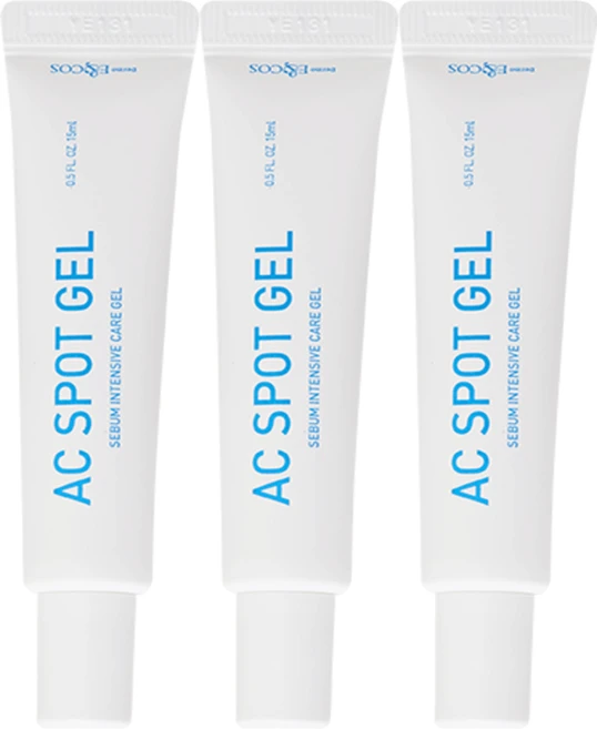 [이엔코스] AC스팟겔 긴급진정템 15ml, 3개 - 쿠팡