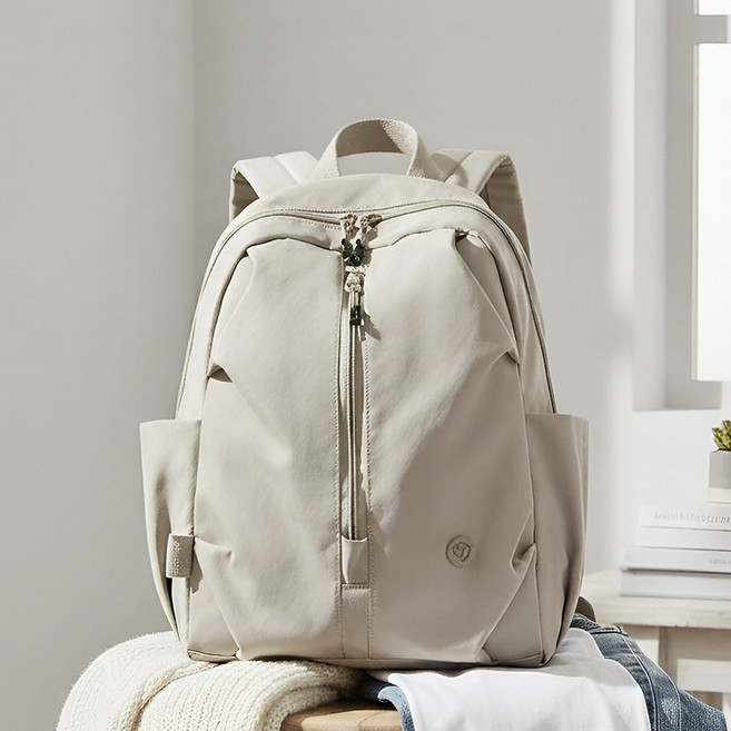 듀엘라 루프 가벼운 나일론 원단 여성 백팩 여행용 책가방 여학생 여자 백팩 보부상 가방 미니 배낭