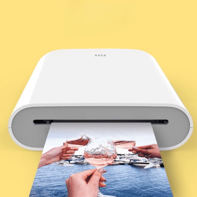 핸드폰사진인화기 샤오미 사진인화기 휴대폰사진출력, 포켓 프린터 + 인화지 20장