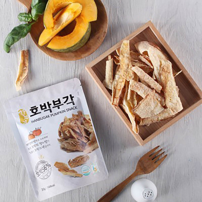 한부각 호박부각 30g, 1개