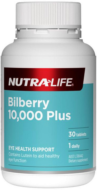 NUTRALIFE BILBERRY 10000 뉴트라라이프 빌베리 30정 2팩, 2개