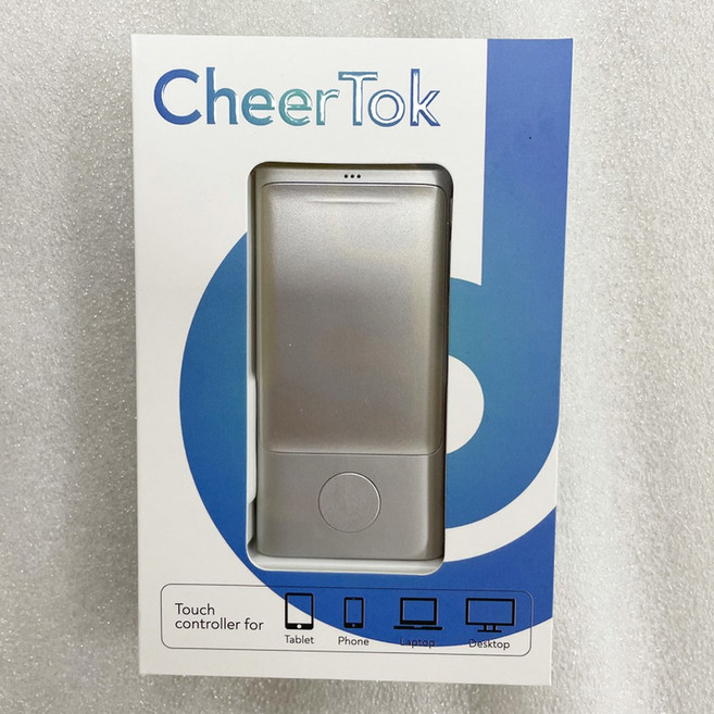 Cheerdots CheerTok 스마트 장치용 올인원 포켓 터치패드 컴퓨터 리모컨용 에어 마우스, 01 Silver1pc got Laser