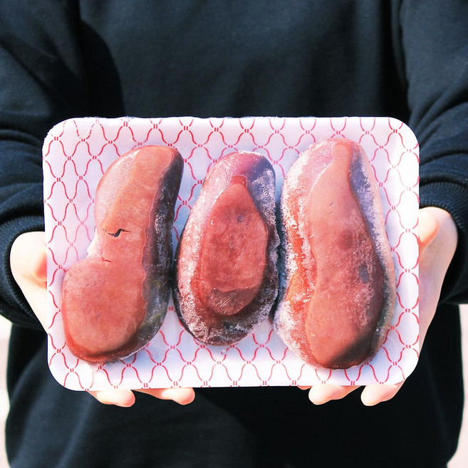 국내산 돼지콩팥 1kg 돼지신장 6~8마리분 벌크 (냉동) 꿀맛컴퍼니 pig kidney pork, 400g, 1개