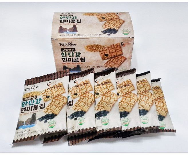 성찬식품 한탄강현미콩칩 10g 6개입, 60g, 1개