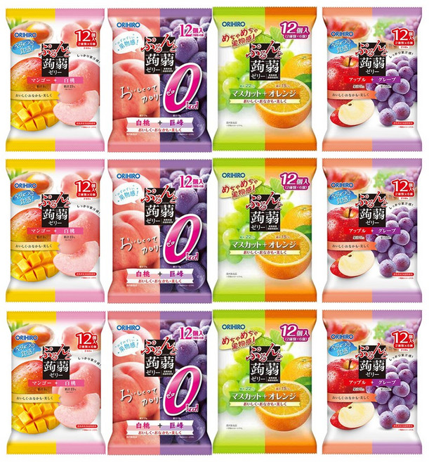 일본 오리히로 곤약젤리, 12개, 240g