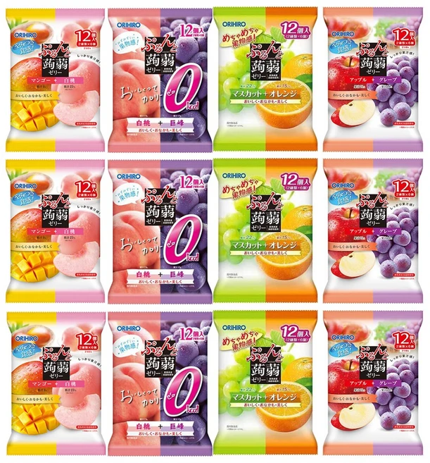 일본 오리히로 곤약젤리, 12개, 240g - 쿠팡
