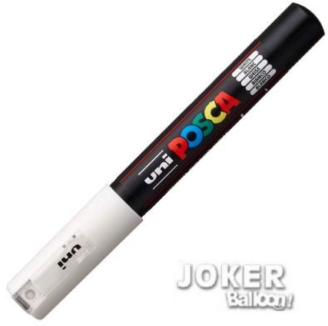 uni POSCA 海報麥克筆, 日本氣球筆-白筆1支, 1個