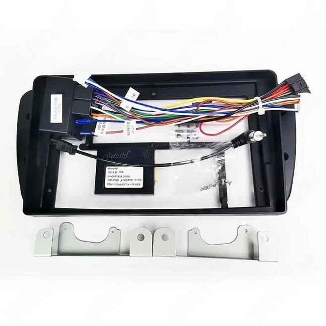 라디오 배선 하네스 어댑터 버스 디코더 핀 플러그 케이블 이드 시스템 패널 프레임, 1개, 색상 이름: 2. Quadlock 40 Pin