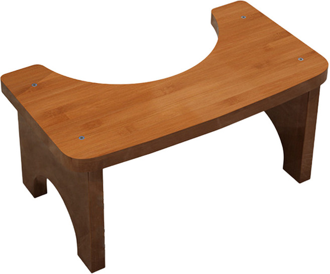 대나무 화장실 발판 변기용 발판 배변자세 교정용 발판 천연대나무 목제발판 건강한 배변습관 욕실인테리어 소품 내구성 강한 발판 편안한 변기사용 친환경 욕실용품 가정용, 다색