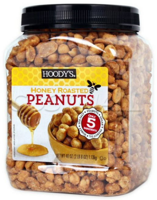 후디스 허니 로스티드 피넛 땅콩, 1.13kg, 2개