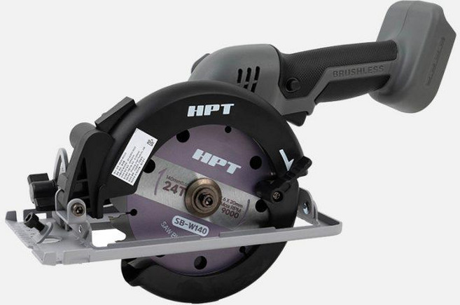 HPT 미니 충전 원형톱 본체만 MA20-MS114 5.5인치 무선 스킬 마끼다 18V 배터리 호환 목공날 금속날 석재날 3개 포함, 1개