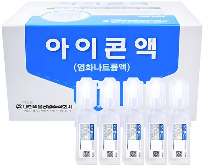 대한약품공업주식회사 아이콘액 염화나트륨 렌즈세정액, 20ml, 50개