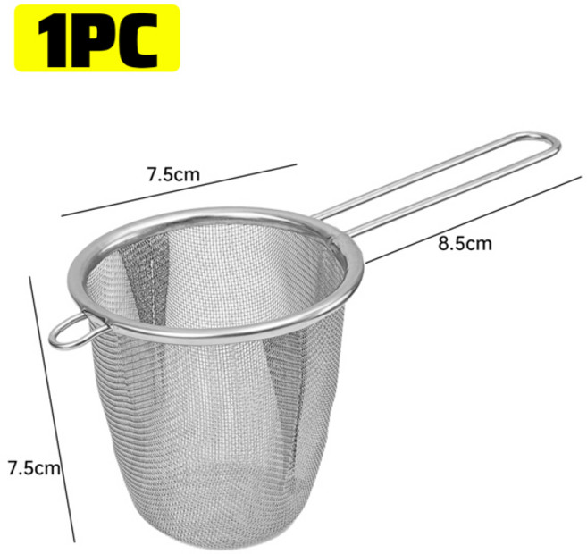 스테인레스 스틸 필터 INFUSERS 메쉬 커피 소쿠리 허브 핸들이있는 여과기 파인 재사용 향신료 SCALD TEA 가능한 ANTI, 1PC