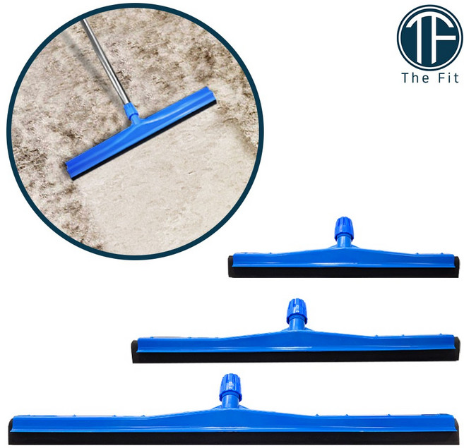 더핏 물청소밀대 스퀴지 바닥 밀대 헤드 청소밀대 물기제거 이중밀대 바닥 청소 물밀대, 2개, 이중드라이어60cm